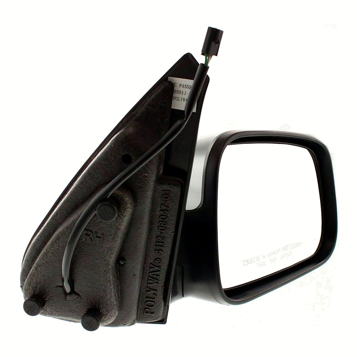 2006-2011 Chevrolet Hhr Door Mirror Passenger Side Power Satin Chrome_GM1321369-2