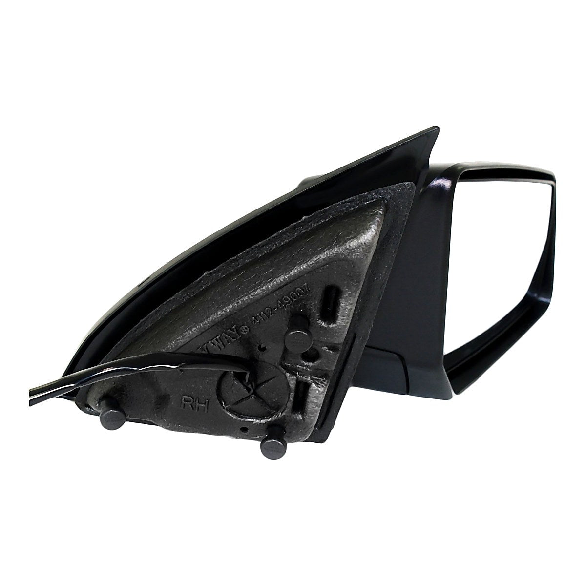2009-2017 Chevrolet Traverse Door Mirror Passenger Side Power Textured Black_GM1321388-2