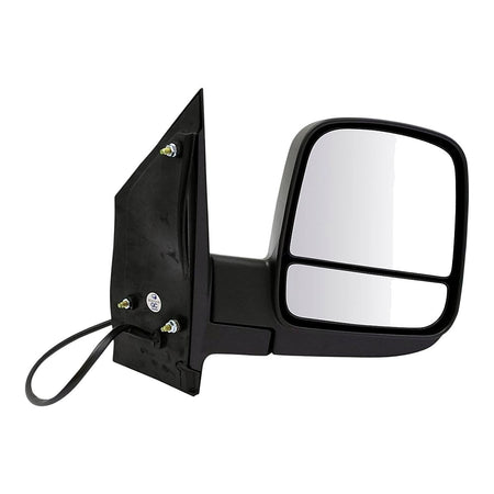 2008-2023 Chevrolet Van Express Door Mirror Passenger Side Power Heated Manual Folding Textured Dual Glass_GM1321396