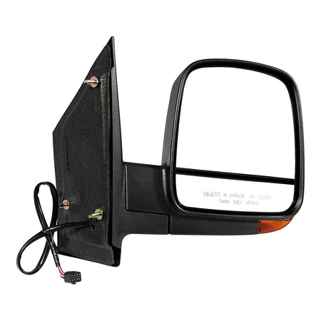 2008-2023 Chevrolet Van Express Door Mirror Passenger Side Power Heated With Signal Manual Folding Textured Dual Glass_GM1321397