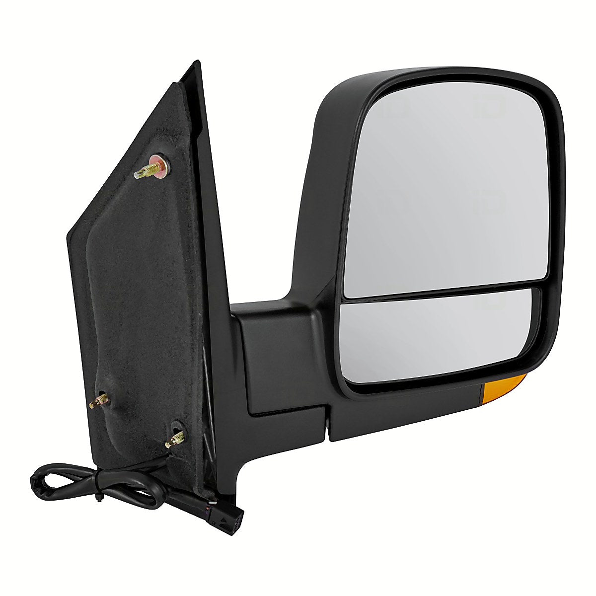 2008-2023 Chevrolet Van Express Door Mirror Passenger Side Power Heated With Signal Manual Folding Textured Dual Glass_GM1321397-2