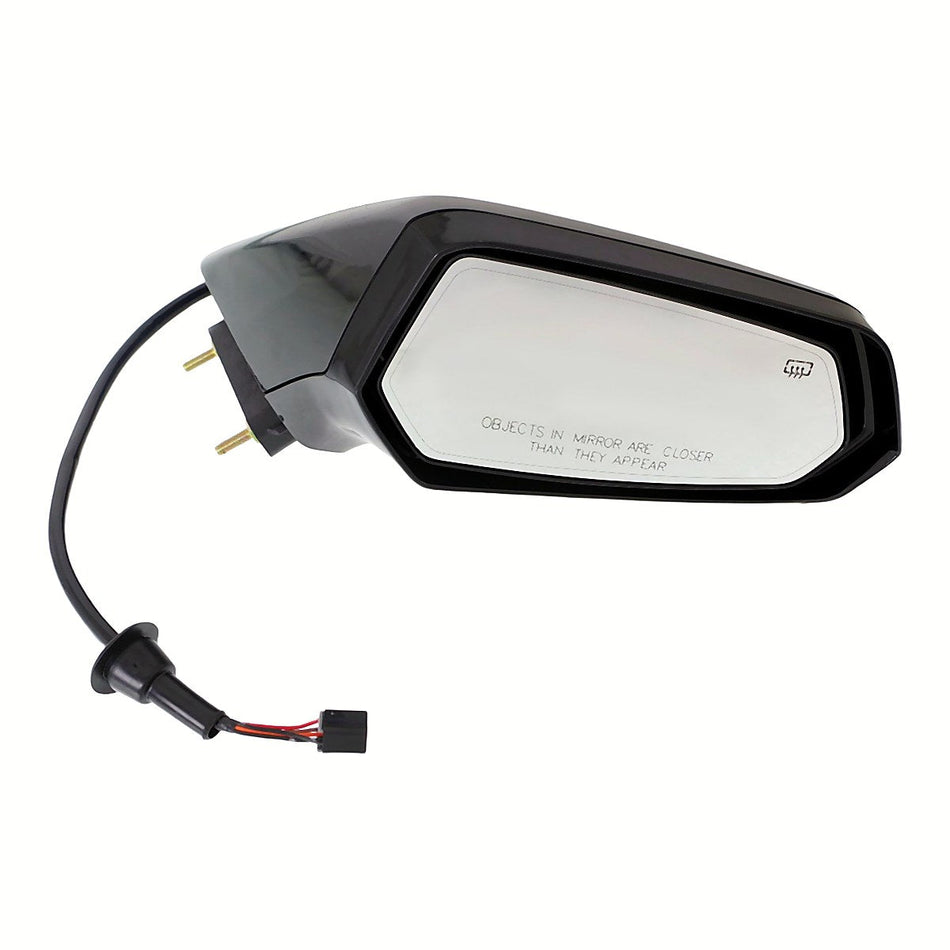2010-2015 Chevrolet Camaro Door Mirror Passenger Side Power Heated Ptm Without Auto Dimming Glass (Oe Has Dimming Glass)_GM1321415