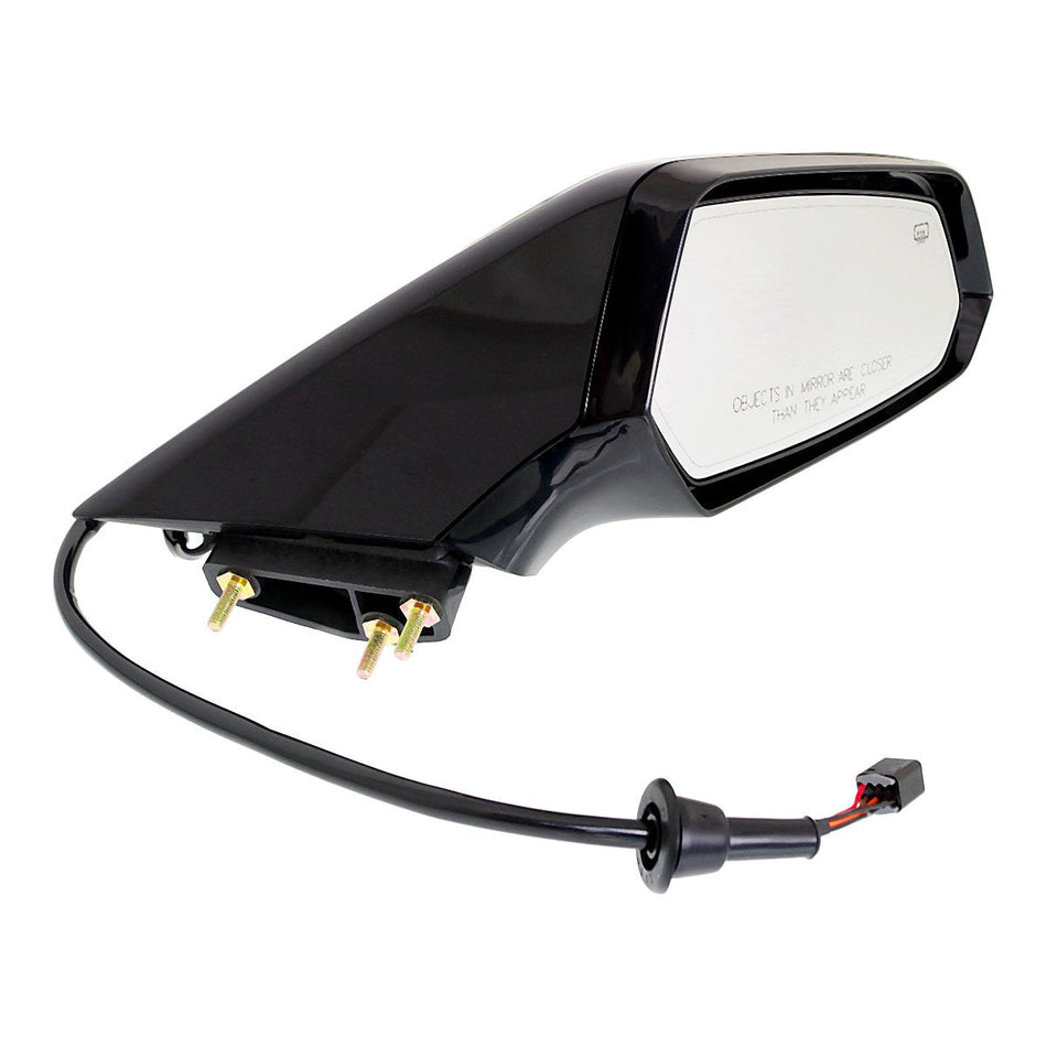 2010-2015 Chevrolet Camaro Door Mirror Passenger Side Power Heated Ptm Without Auto Dimming Glass (Oe Has Dimming Glass)_GM1321415-2
