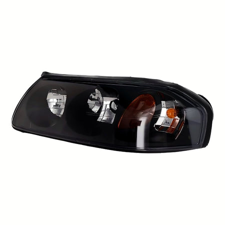 2000-2004 Chevrolet Impala Headlight Driver Side Black Bezel With Center Bulb Shield 2000-Feb 5Th 2004 – Side View (GM2502201)