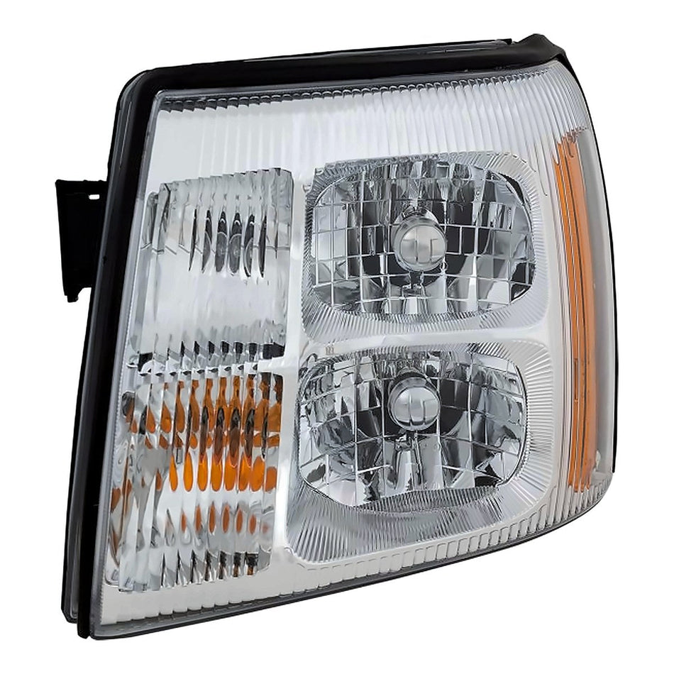 2002 Cadillac Escalade Ext Headlight Driver Side - side angle, Part GM2502232