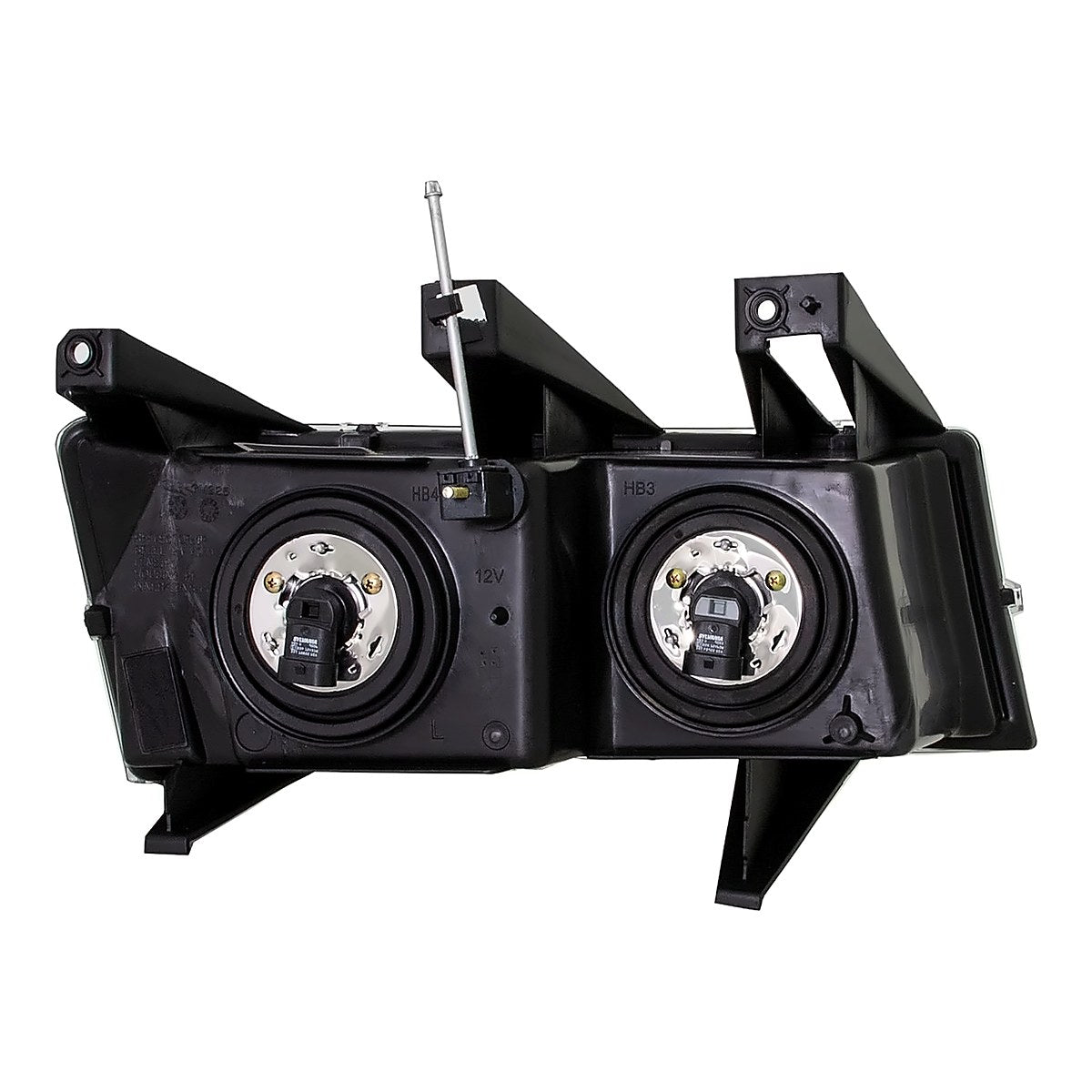2004-2012 Chevrolet Colorado Headlight Driver Side With Black Bezel Without Xtreme Pkg – Detail View (GM2502234)