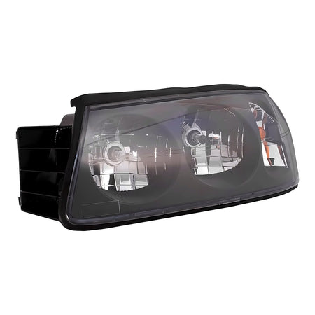 2004-2005 Chevrolet Impala Headlight Driver Side Black Bezel Without Center Bulb Shield Feb 6Th 2004-05 – Detail View (GM2502248)