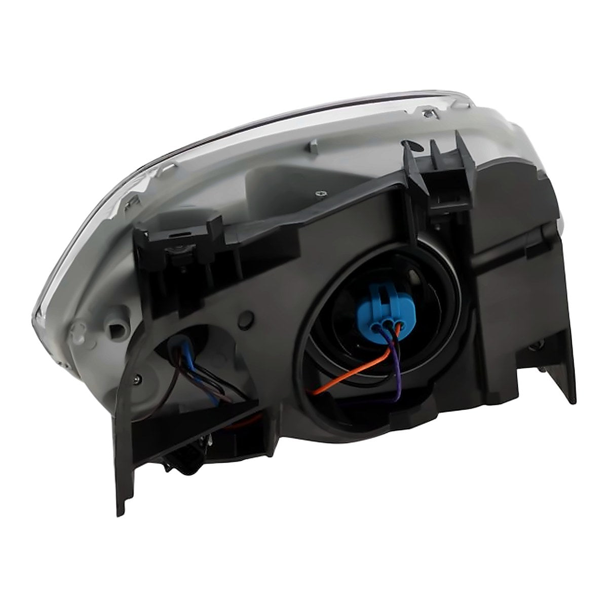 2005-2007 Chevrolet Cobalt Headlight Driver Side Base/L/Lt With Bracket – Back View (GM2502281)
