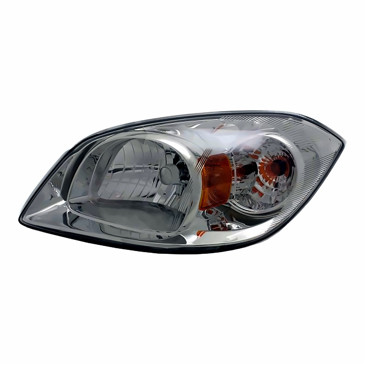 2007-2009 Pontiac G5 Headlight Driver Side Smokey Housing With Brkt/ Clear Lens – Side View (GM2502282)