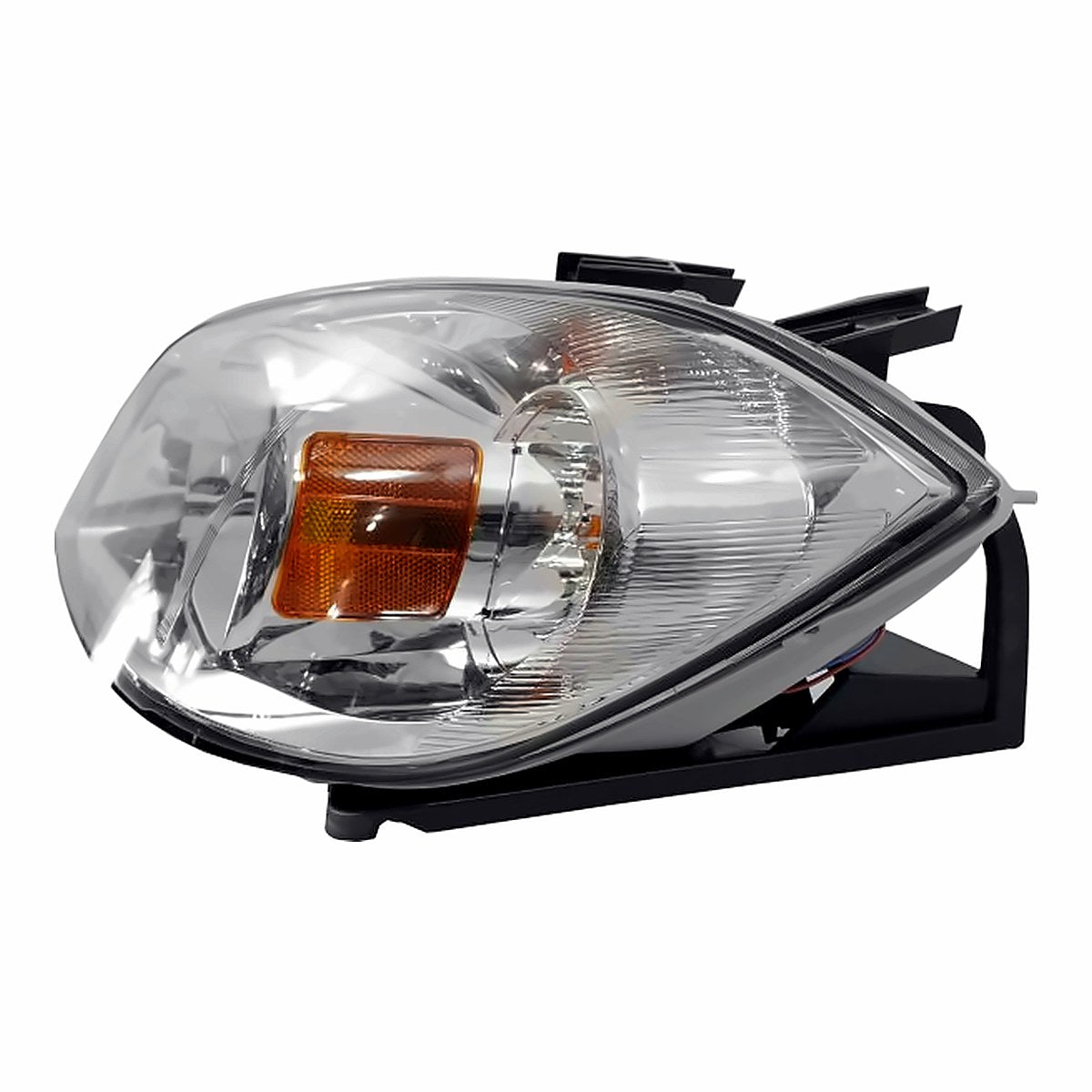 2007-2009 Pontiac G5 Headlight Driver Side Smokey Housing With Brkt/ Clear Lens – Angle View (GM2502282)