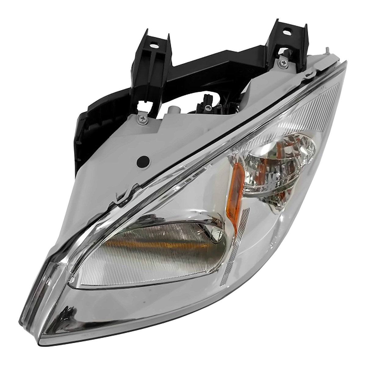 2007-2009 Pontiac G5 Headlight Driver Side Smokey Housing With Brkt/ Clear Lens – Detail View (GM2502282)