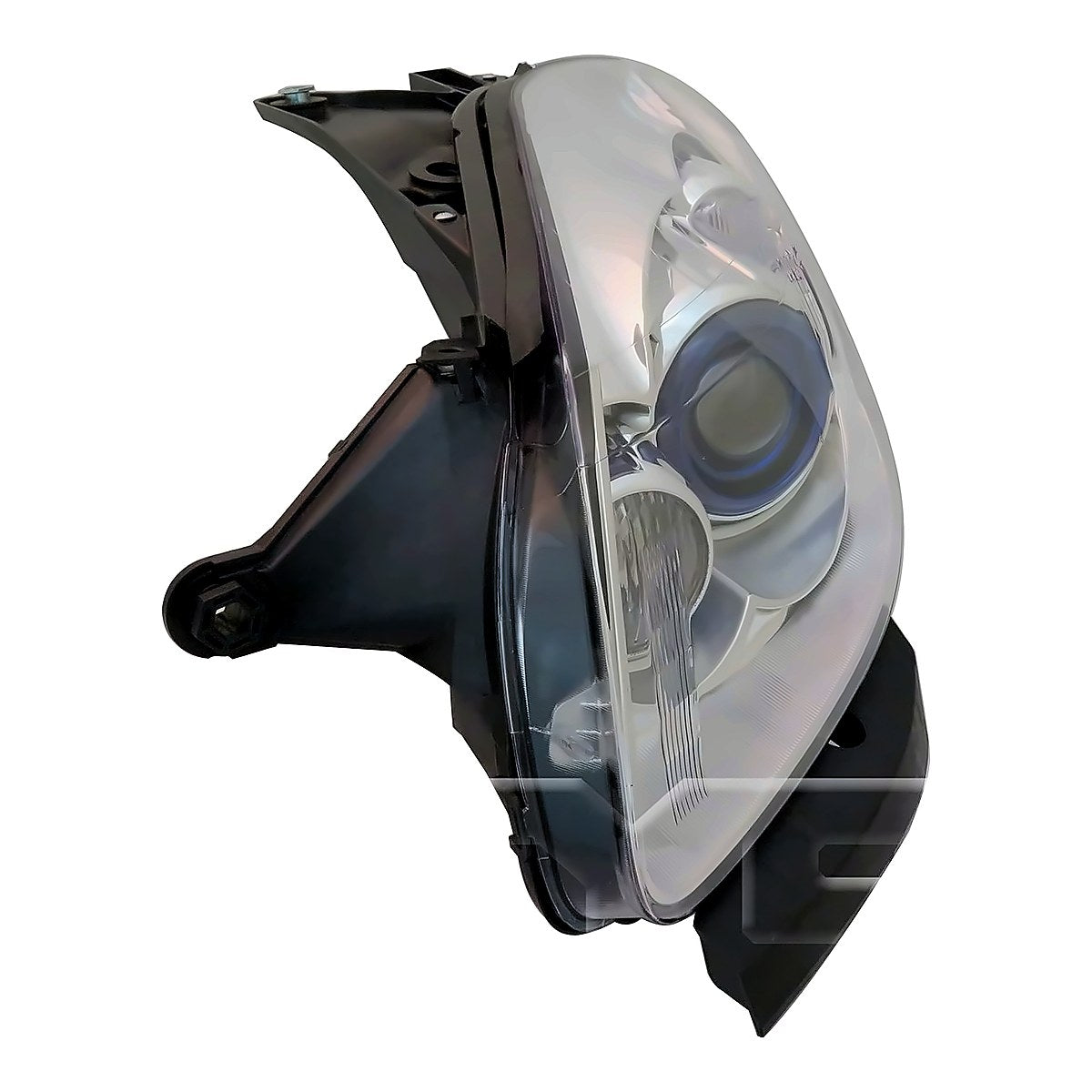 2008-2012 Buick Enclave Headlight Driver Side Hid Without Auto Adjust With Amber Park Lamp Bulb – Angle View (GM2502311)