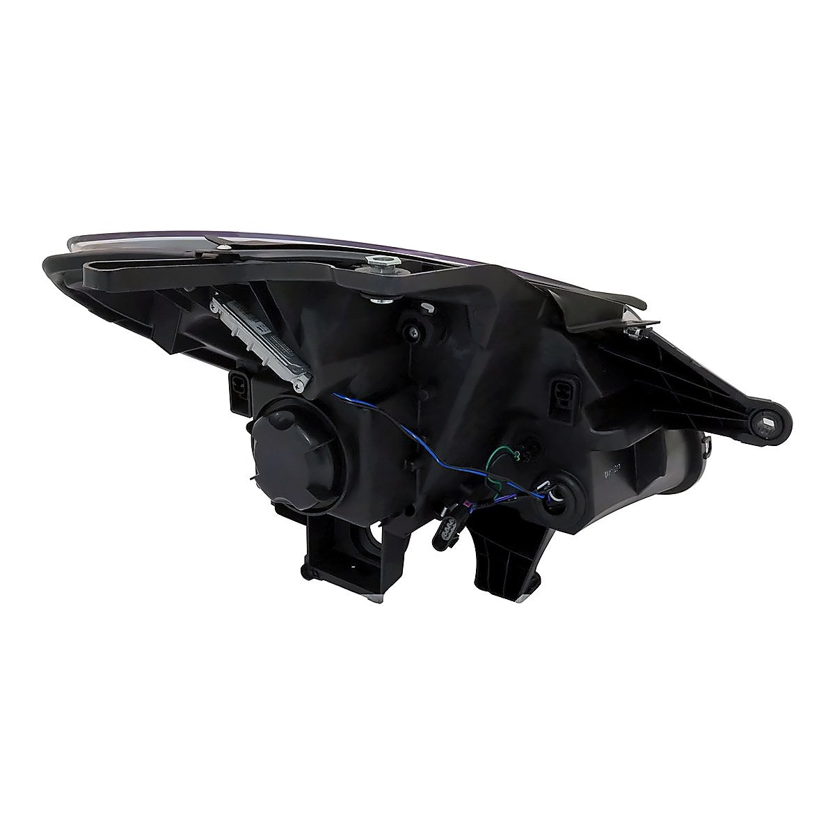 2008-2012 Buick Enclave Headlight Driver Side Hid Without Auto Adjust With Amber Park Lamp Bulb – Back View (GM2502311)