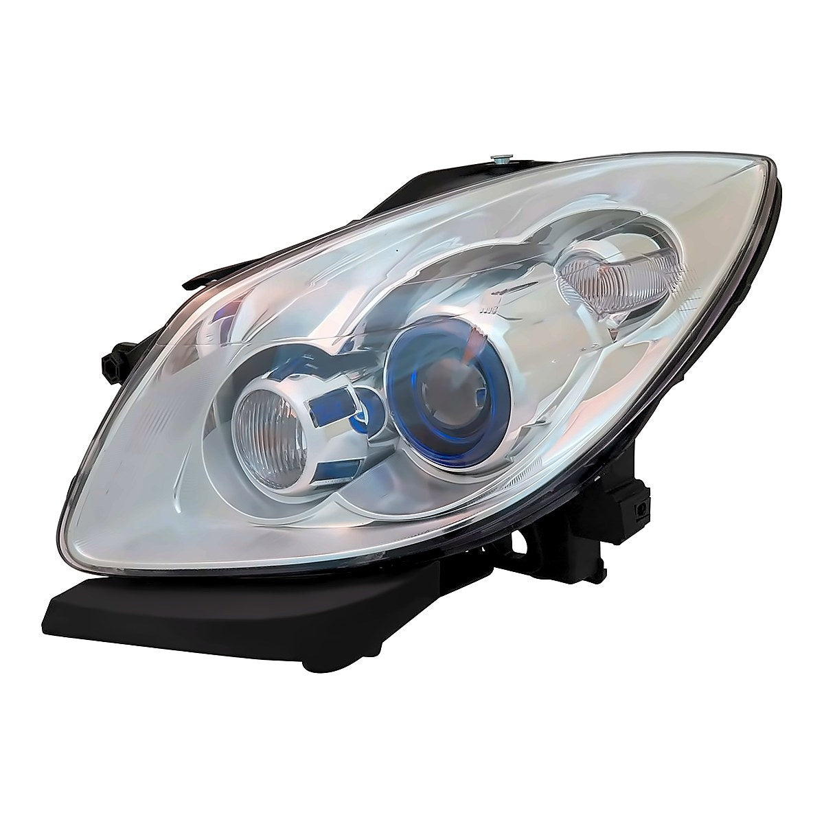 2008-2012 Buick Enclave Headlight Driver Side Hid With White Park Lamp Bulb Without Adaptive Headlamps – Front View (GM2502378)