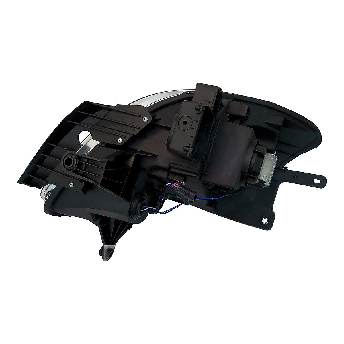 2008-2012 Buick Enclave Headlight Driver Side Hid With White Park Lamp Bulb Without Adaptive Headlamps – Back View (GM2502378)