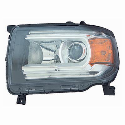 2015-2022 Gmc Canyon Headlight Driver Side Without Logo 