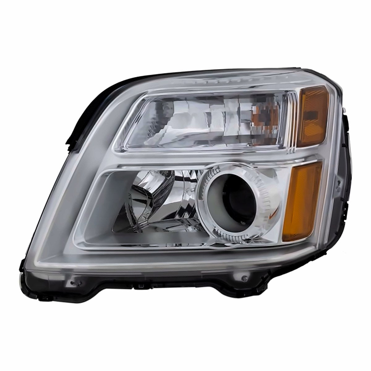 2016-2017 Gmc Terrain Headlight Driver Side With Chrome Bezel – Front View (GM2502435)