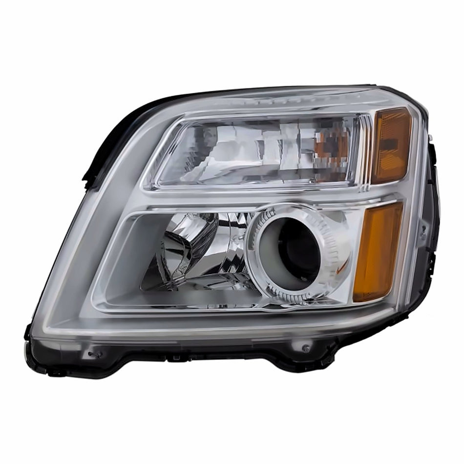 2016-2017 Gmc Terrain Headlight Driver Side With Chrome Bezel – Front View (GM2502435)