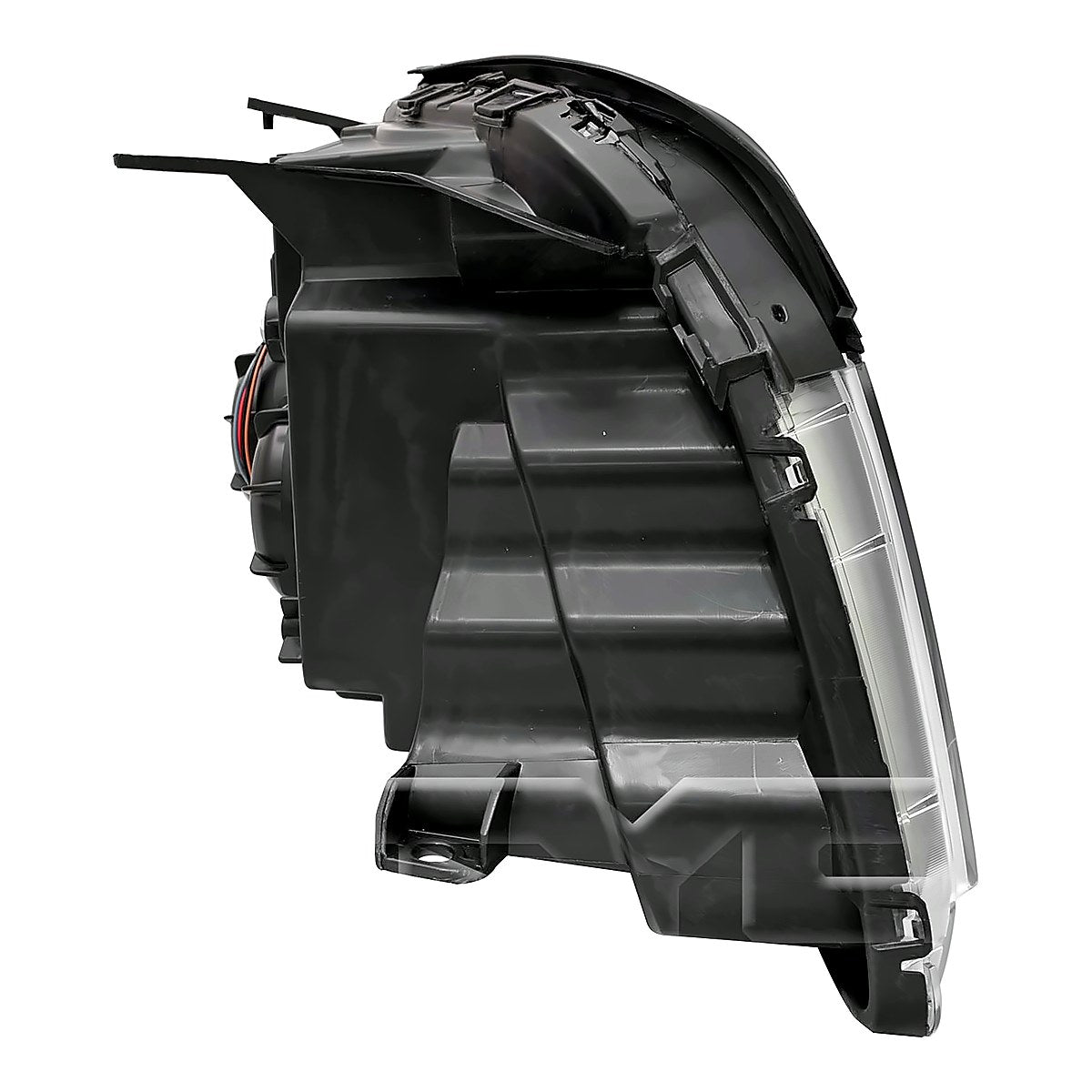 2016-2017 Gmc Terrain Headlight Driver Side Halogen Denali Model Black Bezel – Angle View (GM2502436)