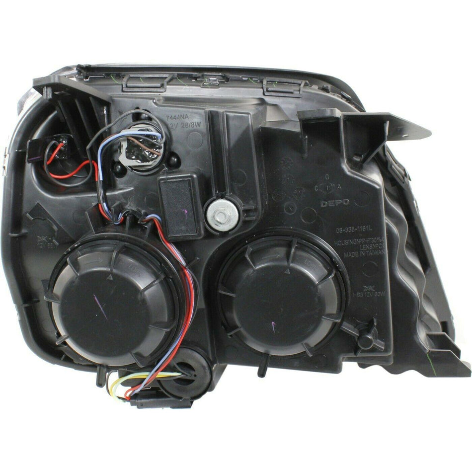 2016-2017 Gmc Terrain Headlight Driver Side Halogen Denali Model Black Bezel 