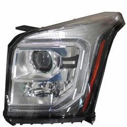 2017-2020 Gmc Yukon Headlight Driver Side Halogen Without Logo Second Design 