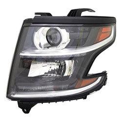 2018-2020 Chevrolet Suburban Headlight Driver Side Halogen Without Logo With Rst Pkg 
