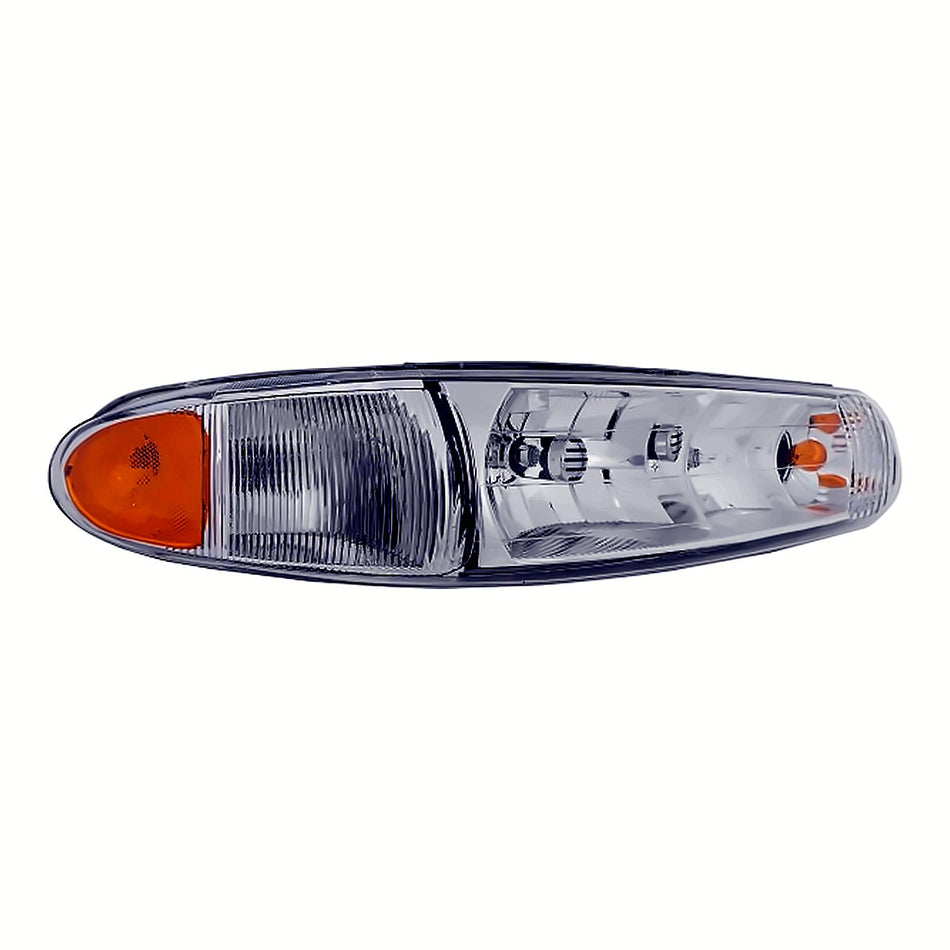 1997-2005 Buick Century Headlight Passenger Side With Cornering Lamp – Front View (GM2503182)