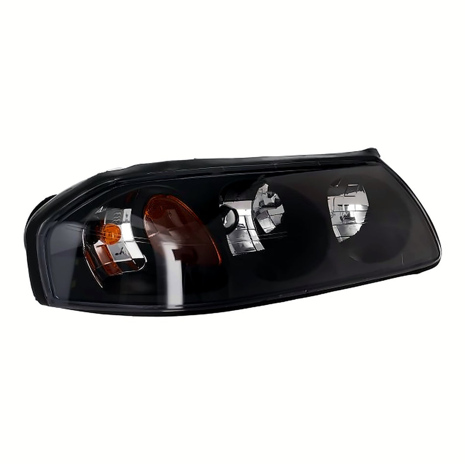 2000-2004 Chevrolet Impala Headlight Passenger Side Black Bezel With Center Bulb Shield To Feb 5Th 2004 – Side View (GM2503201)
