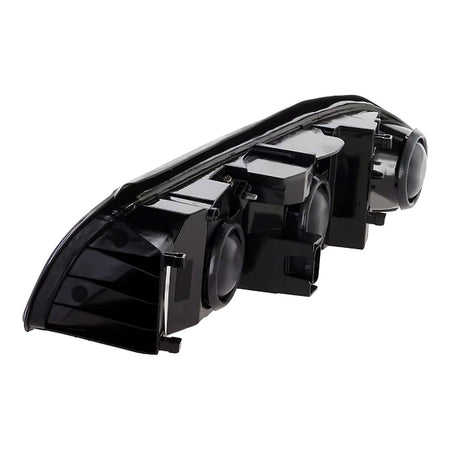 2000-2004 Chevrolet Impala Headlight Passenger Side Black Bezel With Center Bulb Shield To Feb 5Th 2004 – Installed View (GM2503201)