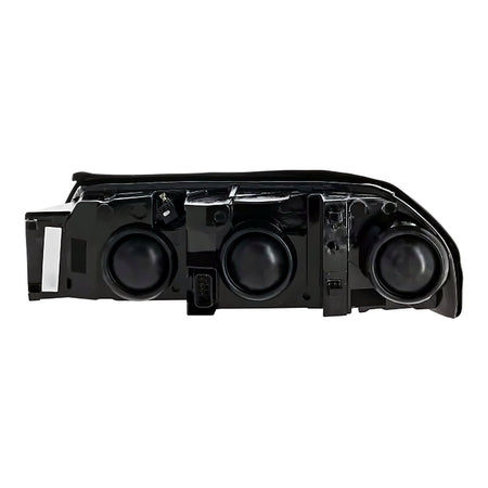 2000-2004 Chevrolet Impala Headlight Passenger Side Black Bezel With Center Bulb Shield To Feb 5Th 2004 – Back View (GM2503201)