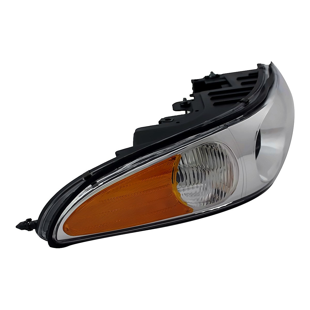 2000-2005 Buick Lesabre Headlight Passenger Side Ltd Model With Fluted High Beam Surface With Marker – Side View (GM2503210)