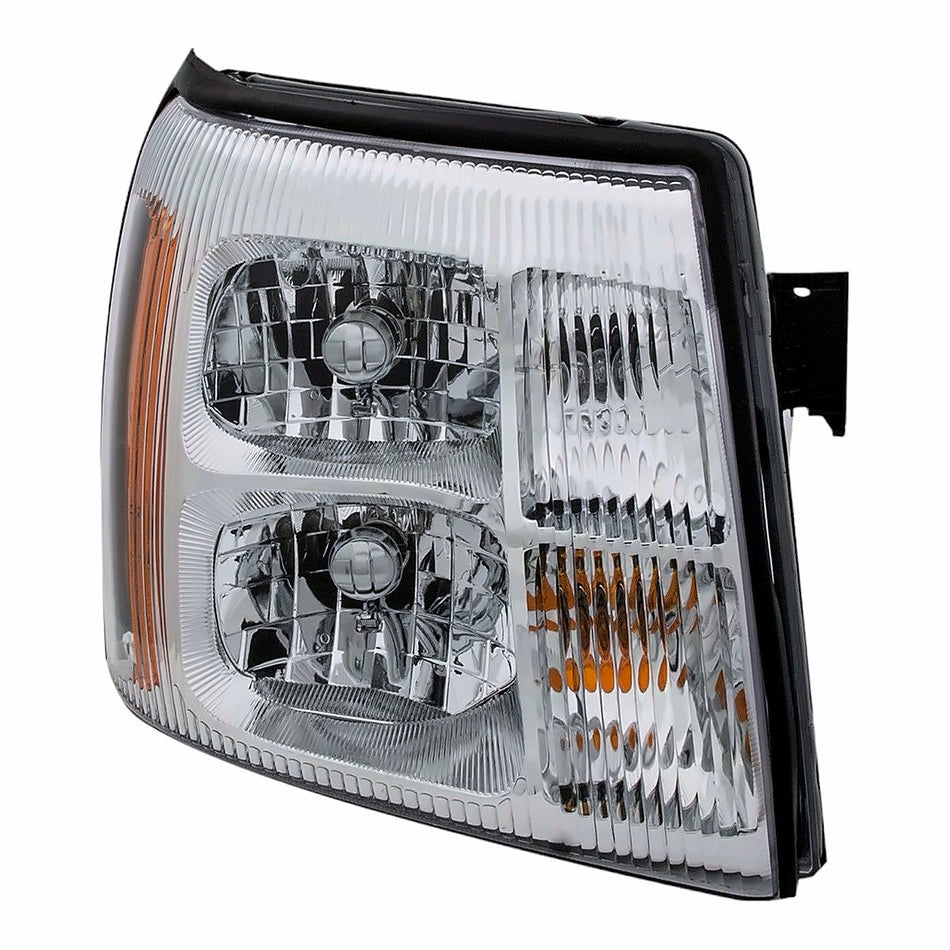 2002 Cadillac Escalade Ext Headlight Passenger Side - side angle, Part GM2503232