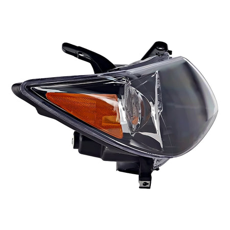 2003-2004 Pontiac Vibe Headlight Passenger Side Black Housing – Angle View (GM2503238)