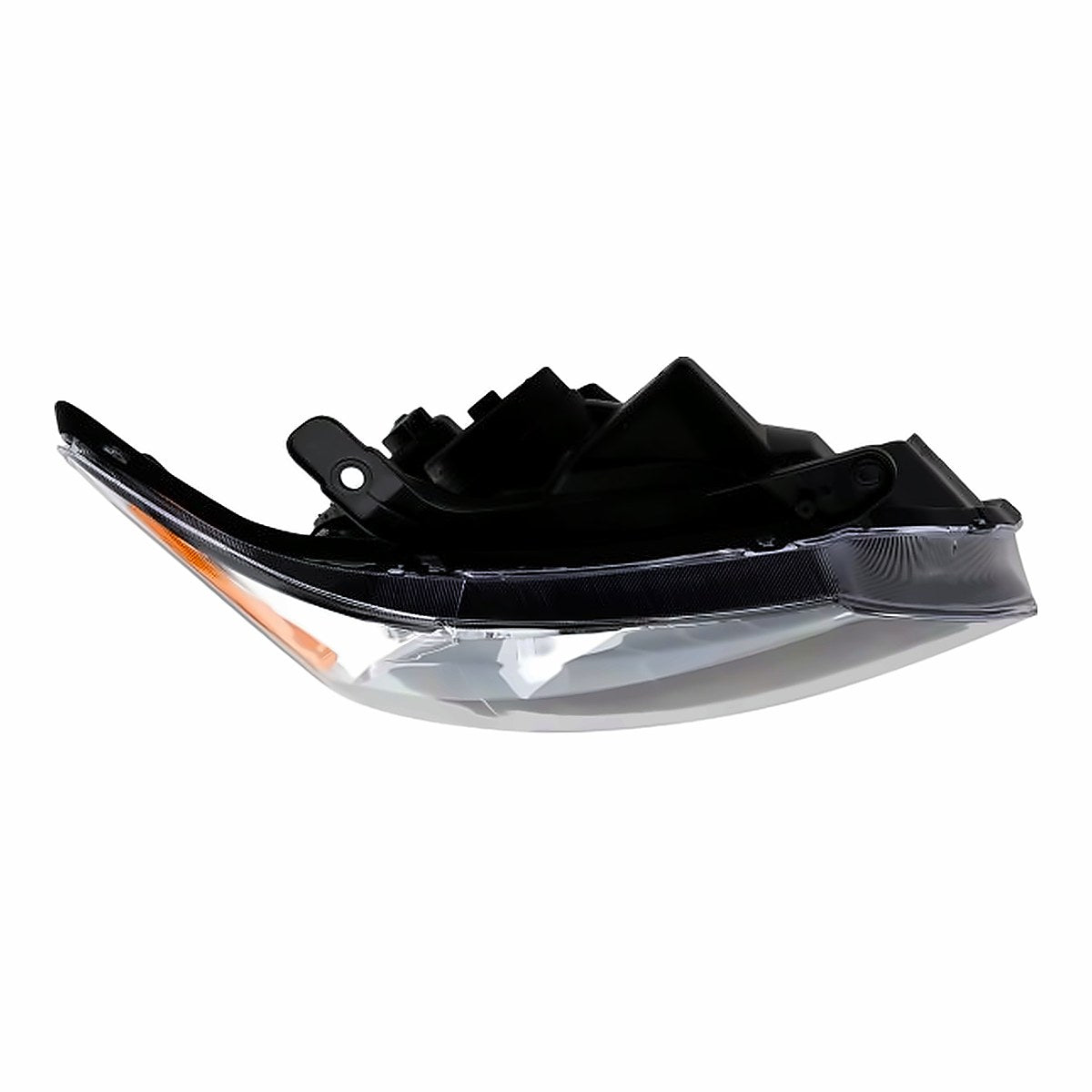 2003-2004 Pontiac Vibe Headlight Passenger Side Black Housing – Detail View (GM2503238)