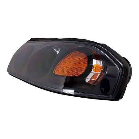 2004-2005 Chevrolet Impala Headlight Passenger Side Black Bezel Without Center Bulb Shield Frontom Feb 6Th 2004 – Side View (GM2503248)