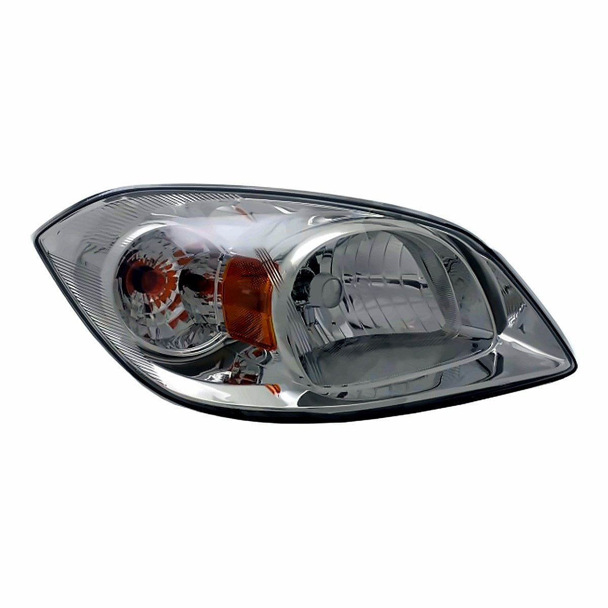 2007-2009 Pontiac G5 Headlight Passenger Side Smokey Housing With Brkt/ Clear Lens – Angle View (GM2503282)