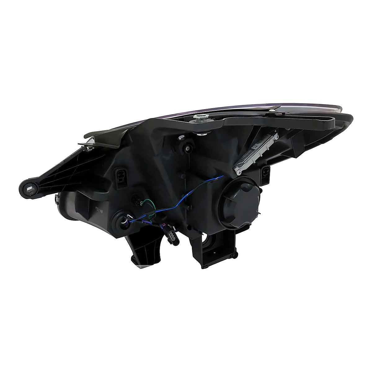 2008-2012 Buick Enclave Headlight Passenger Side Hid Without Auto Adjust With Amber Park Lamp Bulb – Back View (GM2503311)