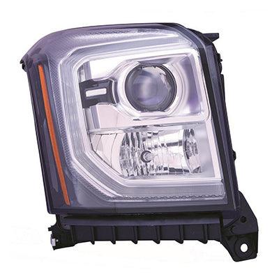 2015-2017 Gmc Yukon Headlight Passenger Side Halogen Without Logo Yukon/Yukon Xl/Denali 