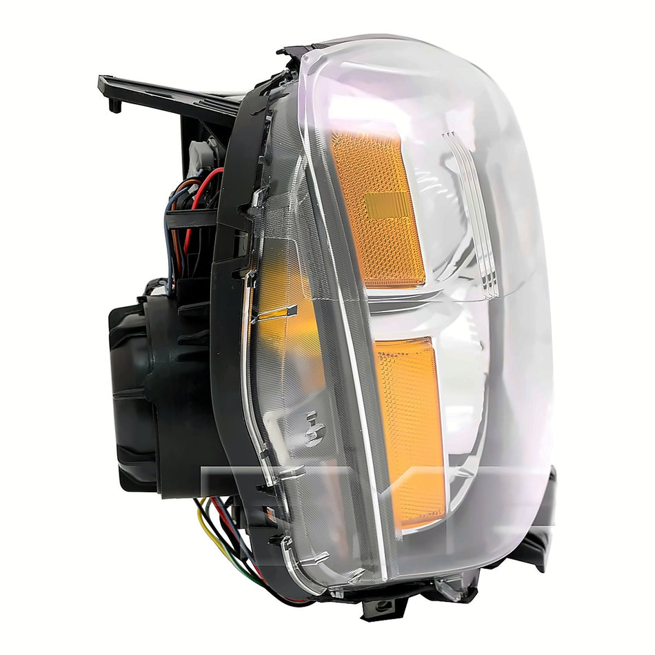 2016-2017 Gmc Terrain Headlight Passenger Side Halogen Denali Model Black Bezel – Side View (GM2503436)
