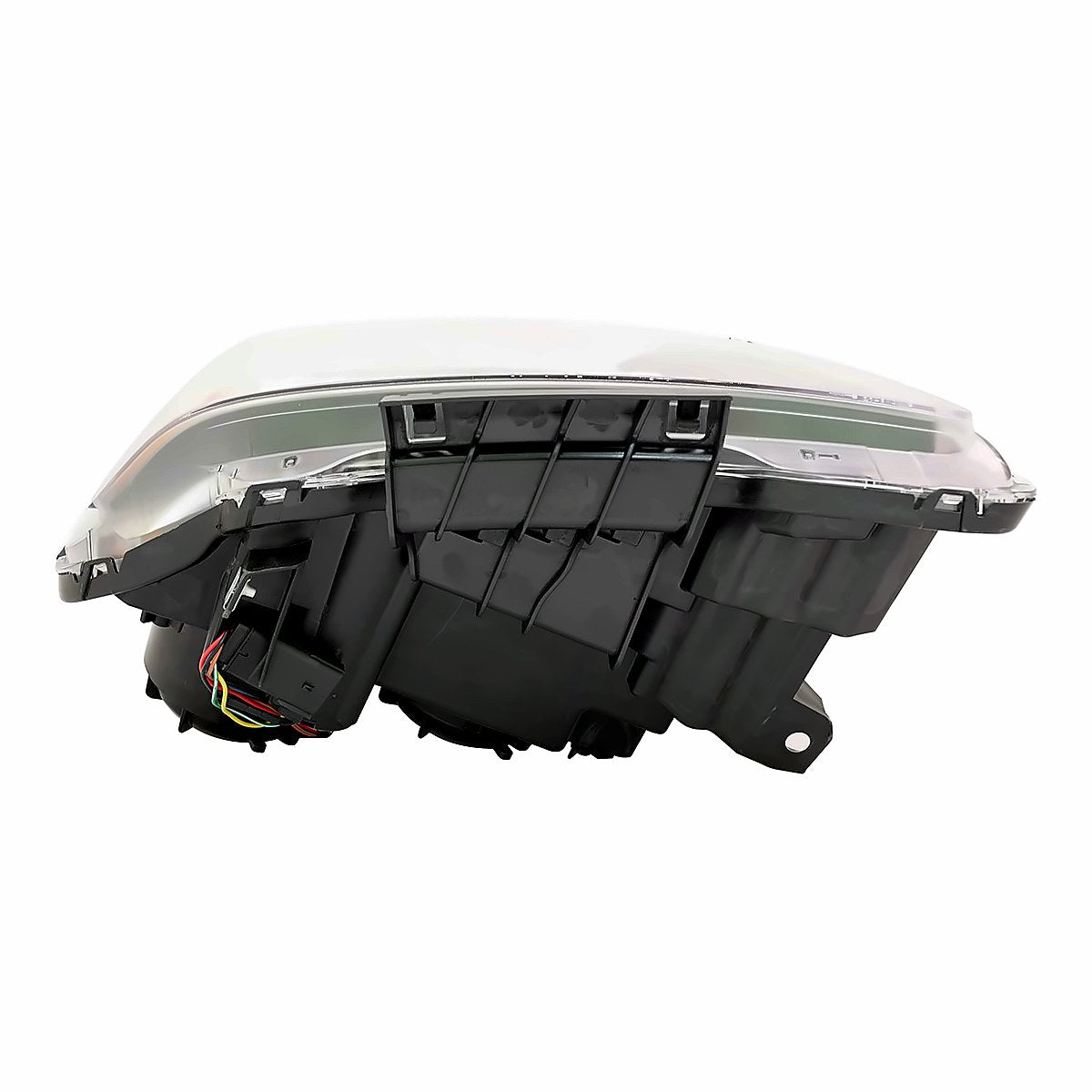 2016-2017 Gmc Terrain Headlight Passenger Side Halogen Denali Model Black Bezel – Close-Up View (GM2503436)