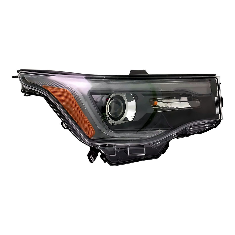 2017-2019 Gmc Acadia Headlight Passenger Side Halogen With Led Drl Without Logo – Front View (GM2503447)