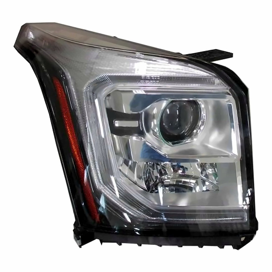 2017-2020 Gmc Yukon Headlight Passenger Side Halogen Without Logo Second Design – Front View (GM2503473)