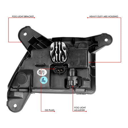 2019-2021 Chevrolet Silverado 1500 Fog Light Driver Side – GM2592332-3