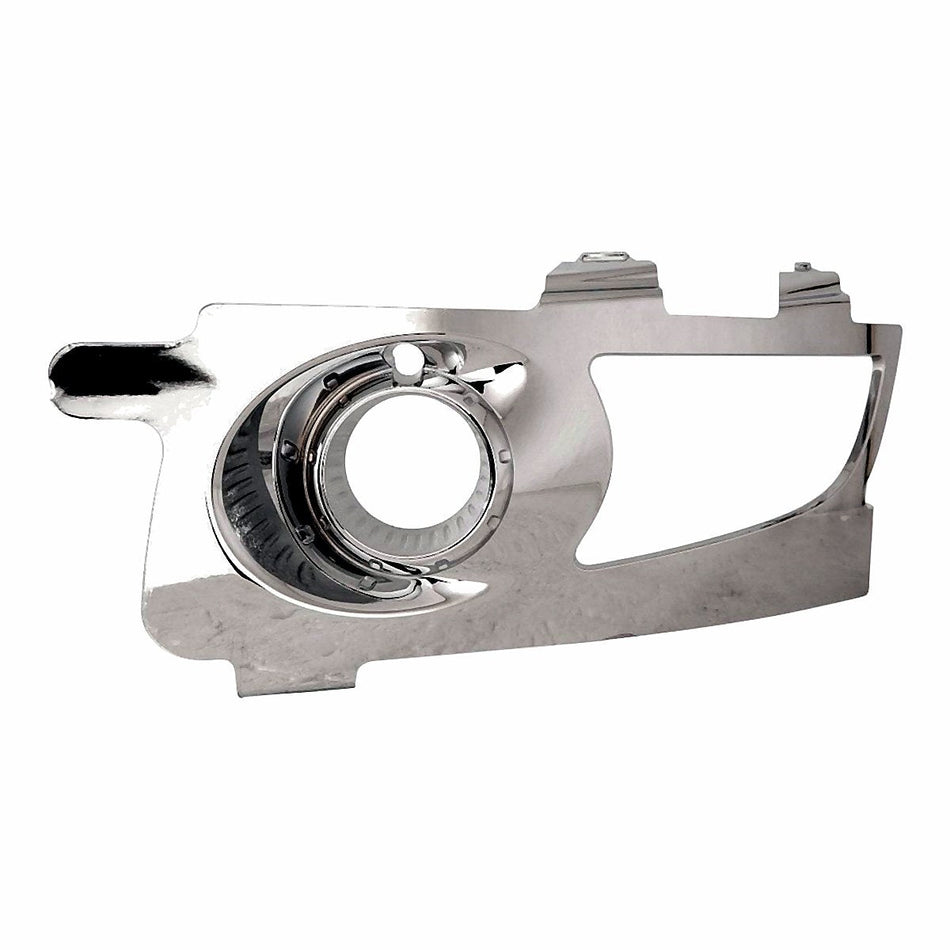2008-2012 Buick Enclave Fog Light Bezel Front Driver Side All Chrome – Front View (GM2598108)