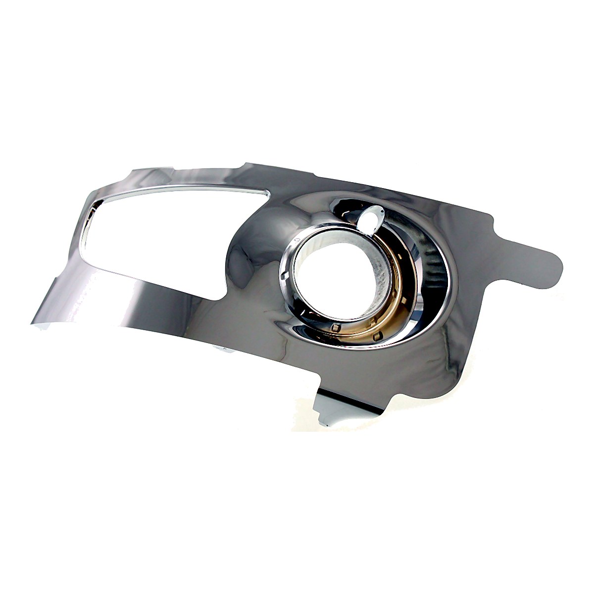 2008-2012 Buick Enclave Fog Light Bezel Front Passenger Side All Chrome – Side View (GM2599108)