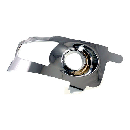 2008-2012 Buick Enclave Fog Light Bezel Front Passenger Side All Chrome – Side View (GM2599108)
