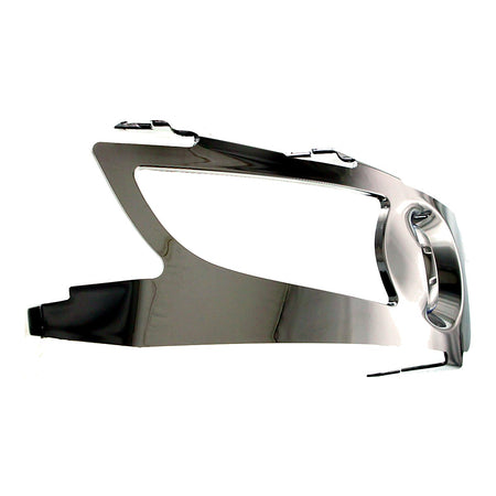 2008-2012 Buick Enclave Fog Light Bezel Front Passenger Side All Chrome – Side View (GM2599108)