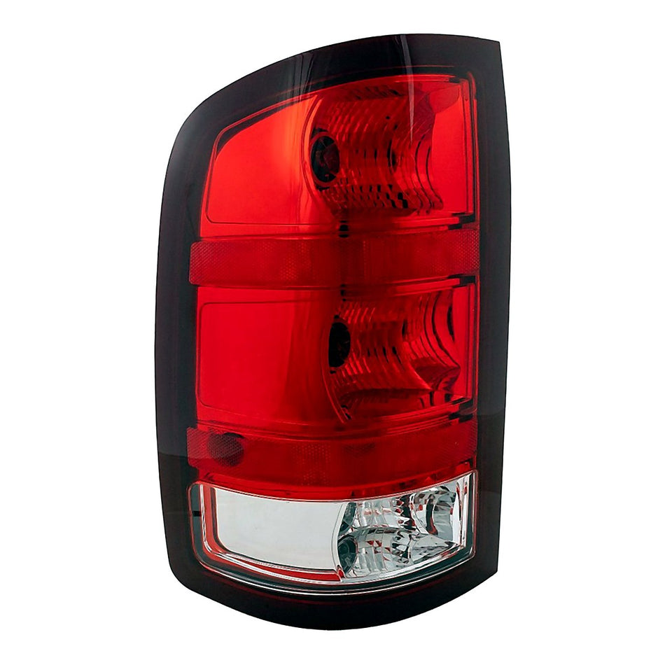 Side View - 2007-2013 GMC Sierra 1500 Tail Light Without Dark Trim Driver Side LH GM2800208