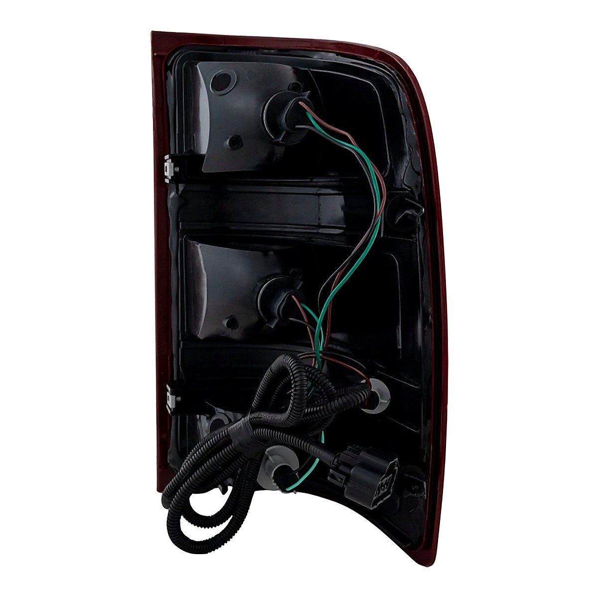 Rear View - 2007-2013 GMC Sierra 1500 Tail Light Without Dark Trim Driver Side LH GM2800208