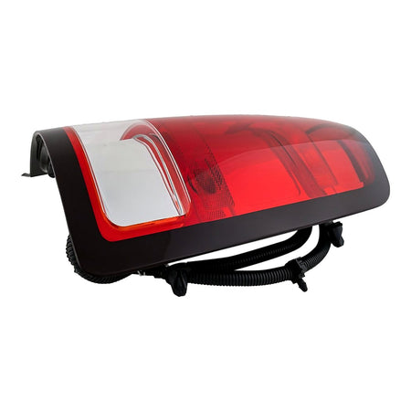Side View - 2007-2013 GMC Sierra 1500 Tail Light with Dark Trim Large Bulb Driver Side LH GM2800254